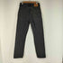 リーバイス Levis LEVI'S PREMIUM 501 ビジューデザイン ブラックストレートデニム レディース W26 L30
