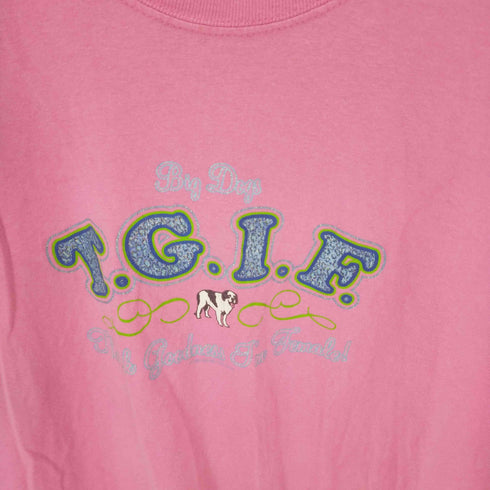 フルギ BIG DOGS ラメプリントS/S TEE レディース import:XL