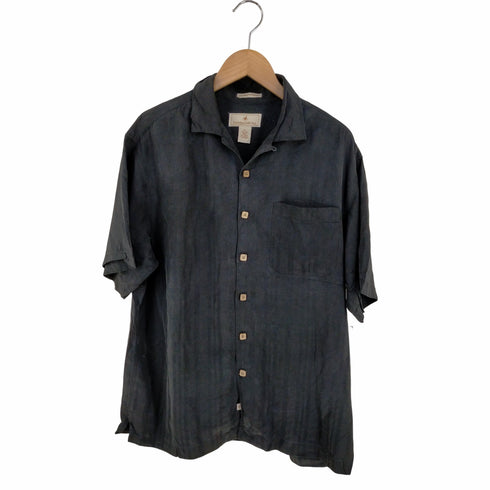 Paradise Collection シルク100 オープンカラーシャツ メンズ import:M