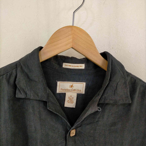 Paradise Collection シルク100 オープンカラーシャツ メンズ import:M