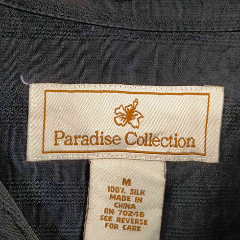 Paradise Collection シルク100 オープンカラーシャツ メンズ import:M