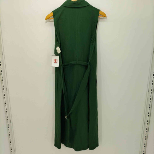 ユニクロ UNIQLO 22SS リネンブレンドラペルワンピース レディース JPN:M