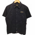 ブラックフレイム BLACK FLAME 背面スカル刺繍半袖シャツ メンズ 15 1/2