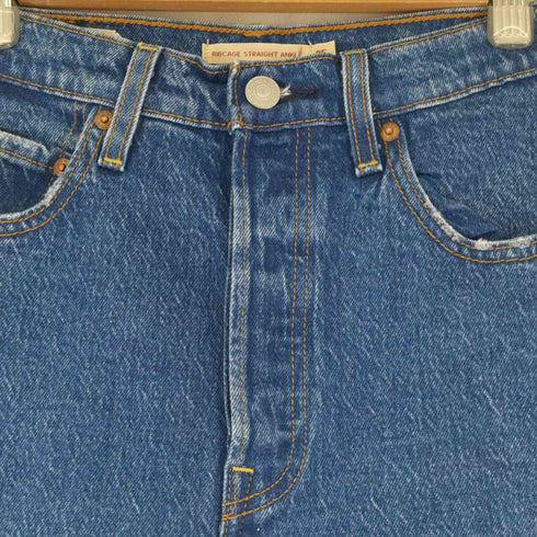 リーバイス Levis RIBCARE STRAIGHT ANKLE ストレートデニム レディース 25