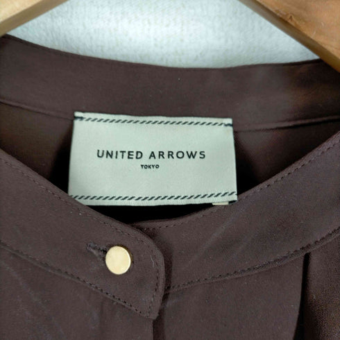 ユナイテッドアローズ UNITED ARROWS ノースリーブタックブラウス レディース