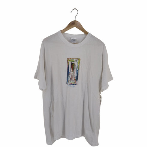 ポートアンドカンパニー PORT and COMPANY 抽象画 Tシャツ メンズ import:L