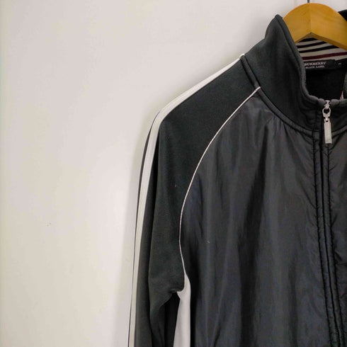 バーバリーブラックレーベル BURBERRY BLACK LABEL 素材切替トラックジャケット メンズ JPN:3
