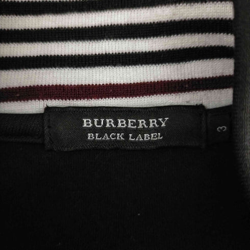 バーバリーブラックレーベル BURBERRY BLACK LABEL 素材切替トラックジャケット メンズ JPN:3