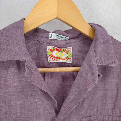 バナナリパブリック BANANA REPUBLIC 80s ボックスシルエット 開襟シャツ メンズ JPN:M