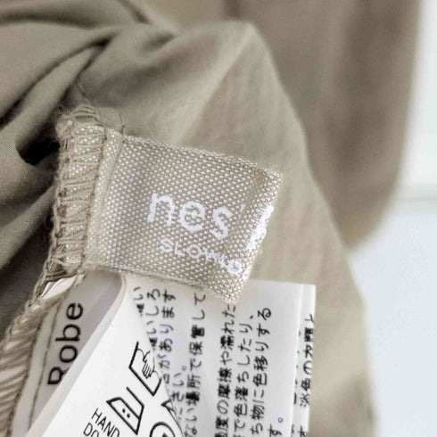 ネストローブ nest Robe コットンラミーブロードハイネックワンピース レディース FREE