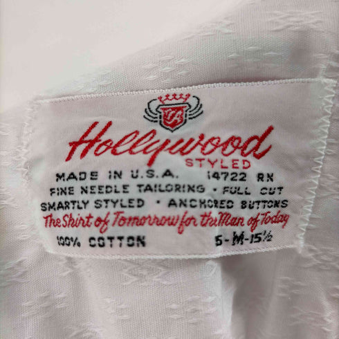 HOLLYWOOD STYLED 60s USA製 ボックスシルエット 開襟シャツ メンズ JPN:M