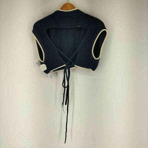 ザラ ZARA クロップドニットトップス レディース import:M