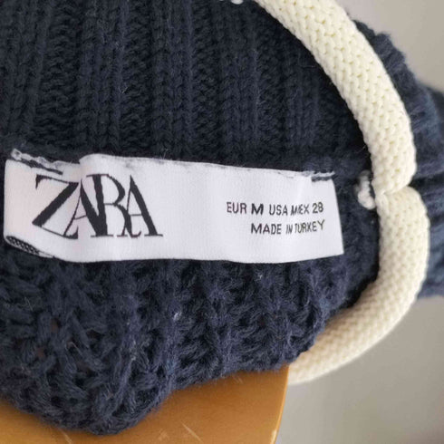 ザラ ZARA クロップドニットトップス レディース import:M