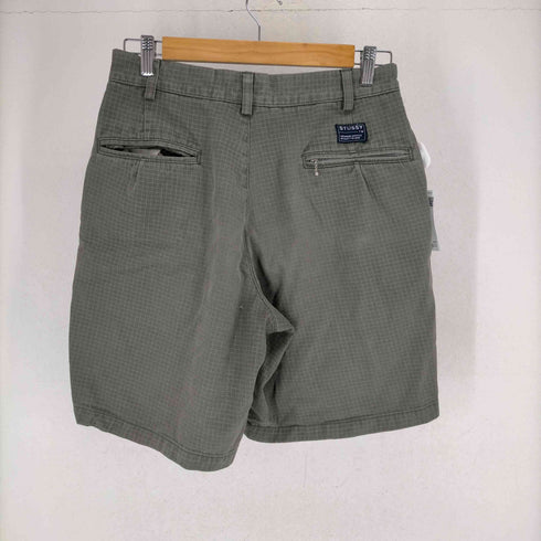 ステューシー Stussy USA製 紺タグ チェックハーフパンツ メンズ US:30-31