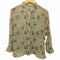 ポロジーンズカンパニーラルフローレン POLO JEANS COMPANY RALPH LAUREN 花柄 総シルク シアーシャツ レディース import:M