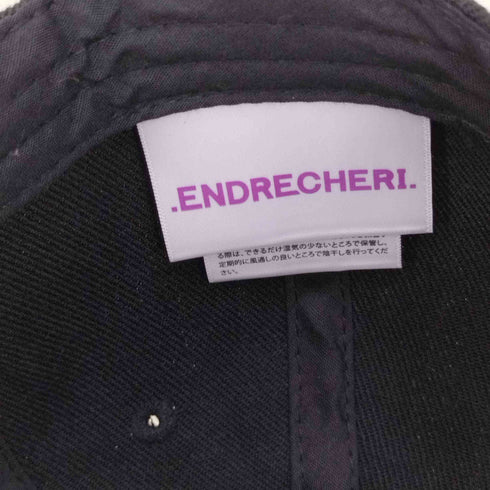 ENDRECHERI. Erother CAP ロゴ刺繍キャップ メンズ