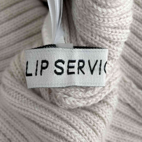 リップサービス LIP SERVICE ボタンスリーブドッキングニット レディース FREE