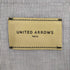 ユナイテッドアローズ UNITED ARROWS リネン混 ベルト付き ストライプシャツワンピース レディース