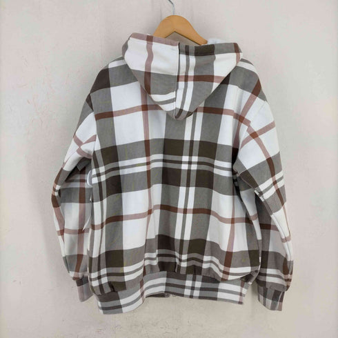 ショーン ジョン Sean john チェック柄 ジップアップパーカー メンズ import:XL