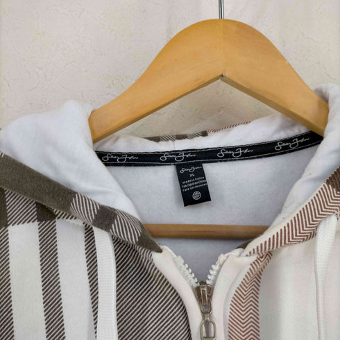 ショーン ジョン Sean john チェック柄 ジップアップパーカー メンズ import:XL