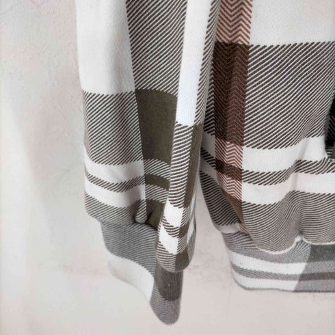 ショーン ジョン Sean john チェック柄 ジップアップパーカー メンズ import:XL