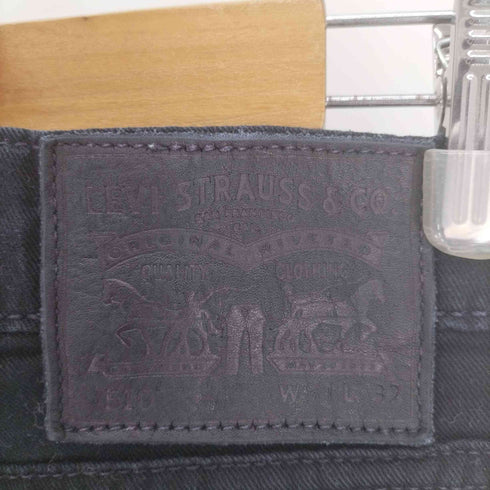 リーバイス Levis 510スリムテーパード ブラックストレッチデニム メンズ W31 L32