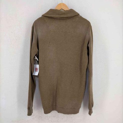 ディーゼル DIESEL ヴィンテージ加工 ショールカラー スウェットカーディガン メンズ import:S