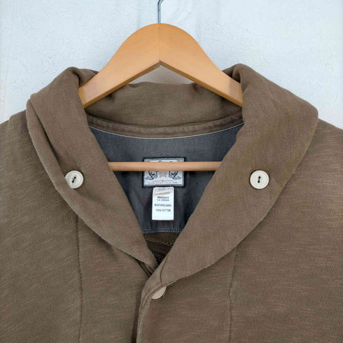 ディーゼル DIESEL ヴィンテージ加工 ショールカラー スウェットカーディガン メンズ import:S