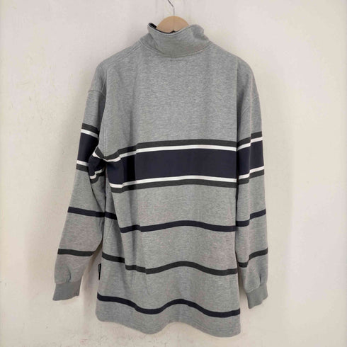 カンタベリー CANTERBURY 刺繍ロゴ ハーフジップトップ メンズ import:L