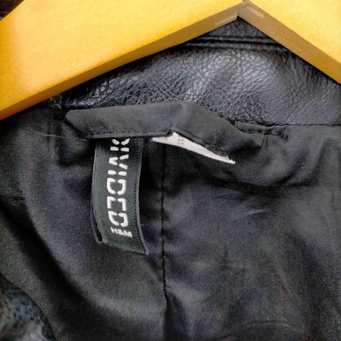 フルギ DIVIDED by H&M フェイクレザー ジップアップジャケット メンズ import:M