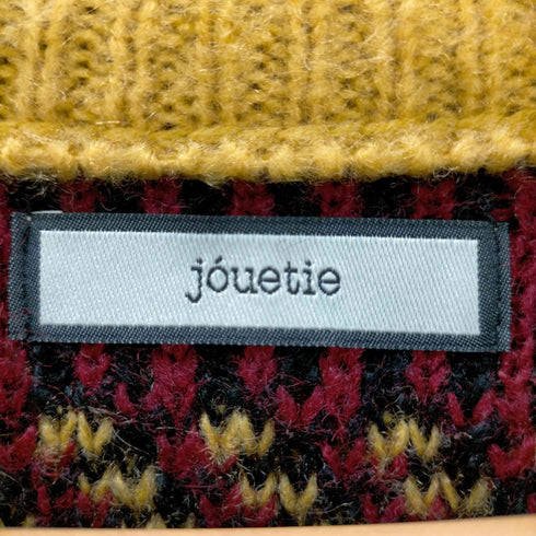 ジュエティ jouetie チェック柄 アクリル シャギーニット レディース JPN:M