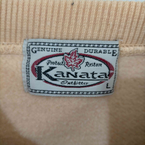 カナタ Kanata フィッシングプリント 前Vガゼット スウェット メンズ import:L