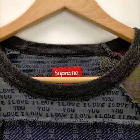 シュプリーム Supreme 23SS PATCHWORK JACQUARD L/S TOP メンズ import:M