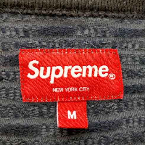 シュプリーム Supreme 23SS PATCHWORK JACQUARD L/S TOP メンズ import:M