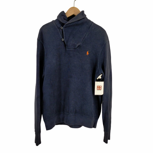 ポロバイラルフローレン Polo by RALPH LAUREN ポニー刺繍 ショールカラー トップ メンズ import:XL