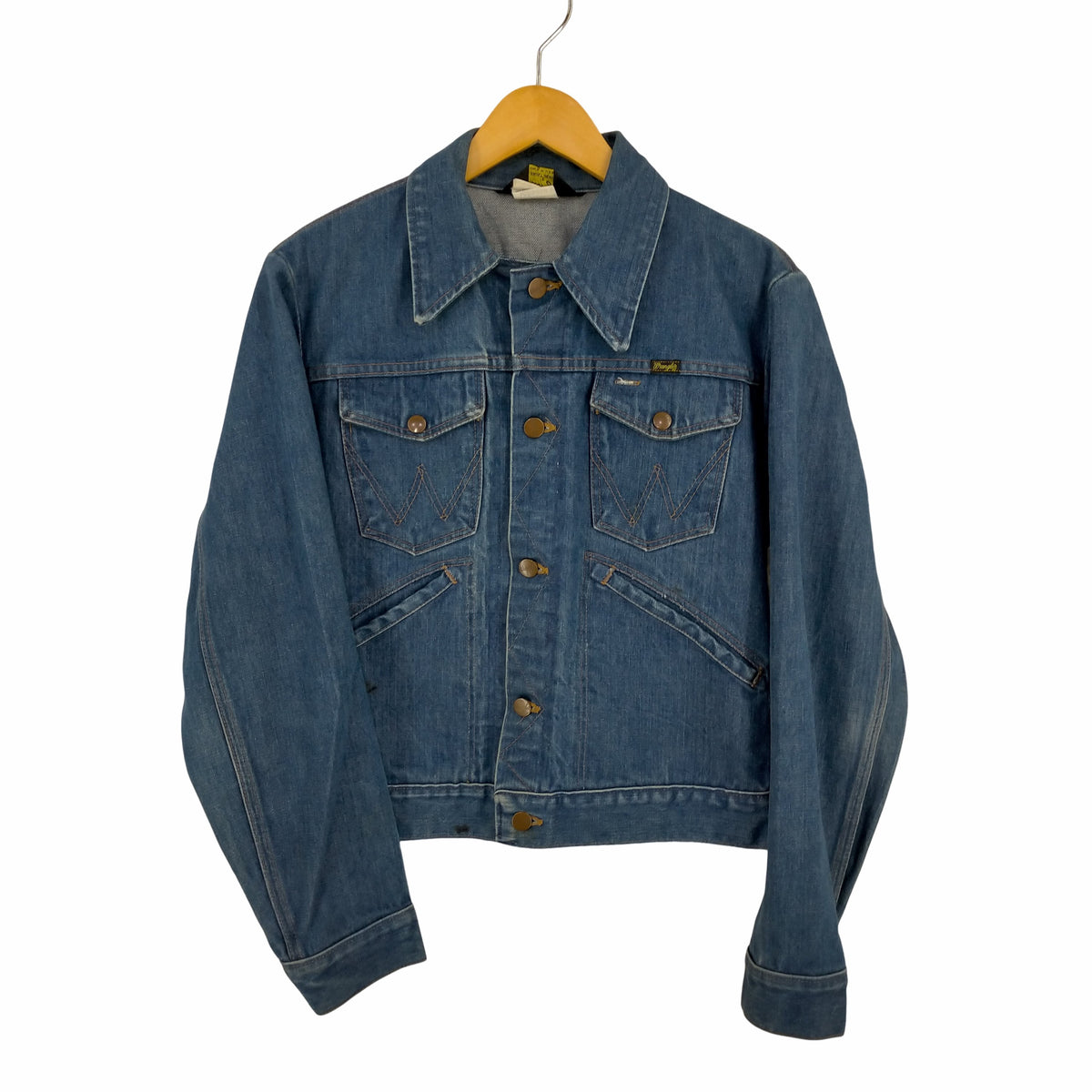 【70s】【三角タグ】WRANGLER　126MJデニムシャツジャケット ラングラー Wrangler 70S 三角タグ 126MJ デニムジャケット