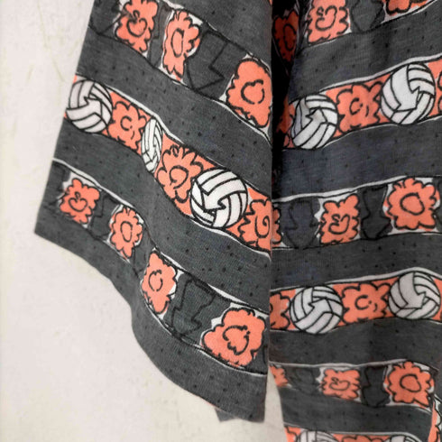 CASUAL BOY USA製 HAWAIIプリント 総柄 Tシャツ メンズ import:S
