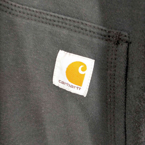 カーハート Carhartt 裏地キルティング 企業ロゴ刺繍 ジップパーカー メンズ JPN:XL