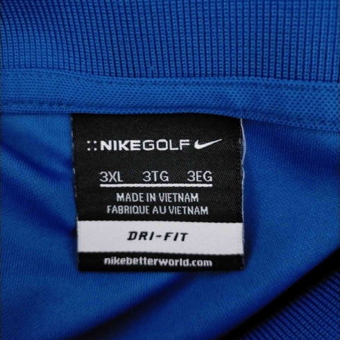 ナイキゴルフ NIKE GOLF ロゴ刺繍ポロシャツ メンズ 3XL