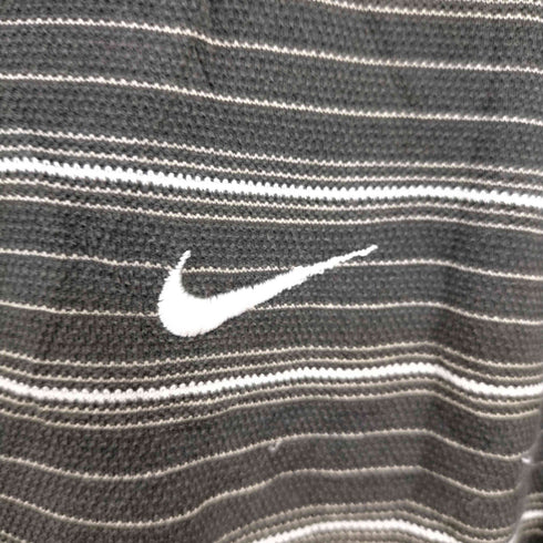 ナイキゴルフ NIKE GOLF 00S スウォッシュ刺繍 ボーダー ポロシャツ メンズ import:S