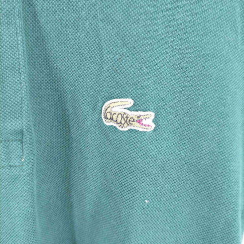 ラコステ LACOSTE ロゴ刺繍 鹿の子 ポロシャツ メンズ JPN:3