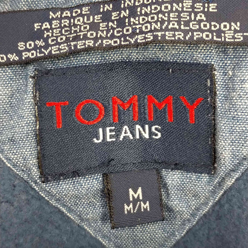 トミージーンズ tommy jeans ロゴ刺繍×プリント ラグランスウェット メンズ import:M