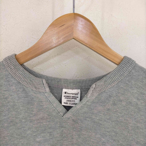 チャンピオン Champion スプリクトロゴ刺繍 Vネックスウェット メンズ 2L
