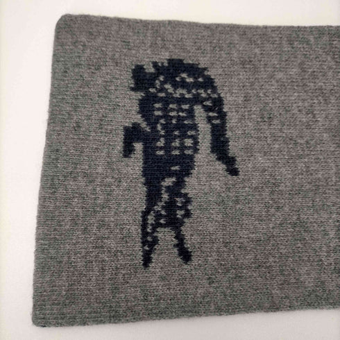 ラコステ LACOSTE ワニロゴ ウールコットンマフラー メンズ