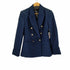 ザラ ZARA 紺ブレ ダブルブレストブレザージャケット レディース import:M