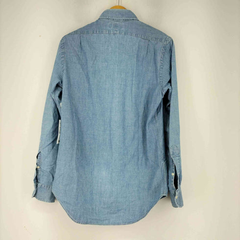 ポロラルフローレン POLO RALPH LAUREN INDIGO CHAMBRAY L/S シャンブレーシャツ メンズ import:XS