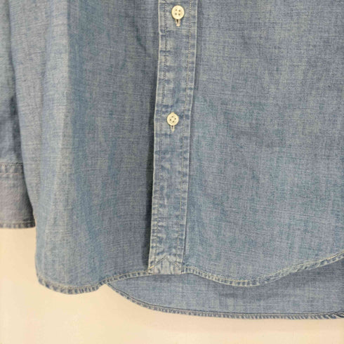 ポロラルフローレン POLO RALPH LAUREN INDIGO CHAMBRAY L/S シャンブレーシャツ メンズ import:XS