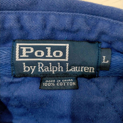ポロバイラルフローレン Polo by RALPH LAUREN エンブレム刺繍 ラガーシャツ メンズ import:L