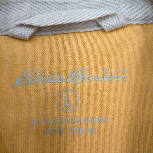 エディーバウアー Eddie Bauer ボーダー ラガーシャツ メンズ import:L