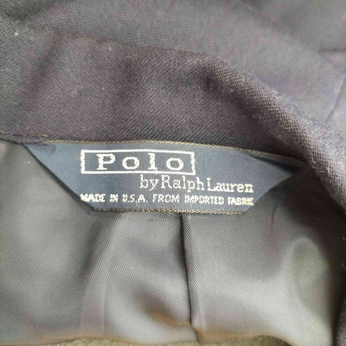 ポロバイラルフローレン Polo by RALPH LAUREN 90S 紺ブレ 金ボタン 3Bテーラードジャケット メンズ